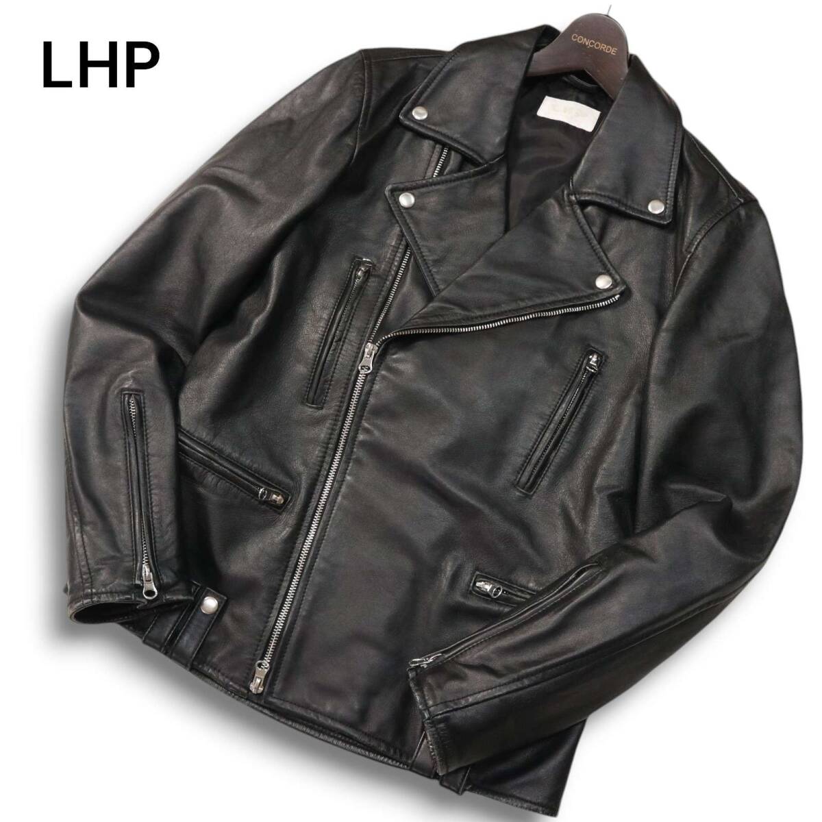 近年 美品 LHP 羊革 ダブルライダースジャケット レザー 本革 ブラック 2025年最新】Yahoo!オークション -lhp レザージャケットの中古品
