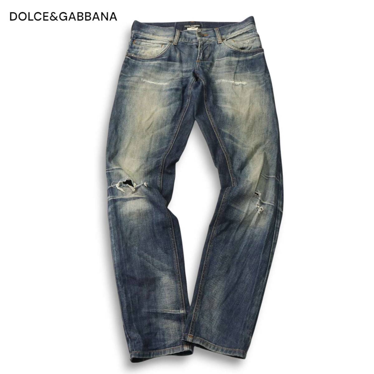 美品✨DOLCE&GABBANA シルバーロゴプレート　デニムパンツ　希少 Yahoo!オークション -「ドルガバ デニムパンツ」(44以下