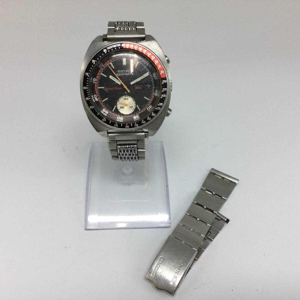 SEIKO5 SPORTS　Speed Timer　腕時計　自動巻き　稼動 Yahoo!オークション -「seiko 5 sports speed timer」の落札相場