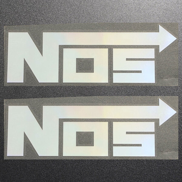 新品・未使用☆NOS カッティングステッカー オーロラ 2枚 縦70mm×横202mm | ロゴ | デカール | 切り文字 | 切文字 | 新品 | 送料無料