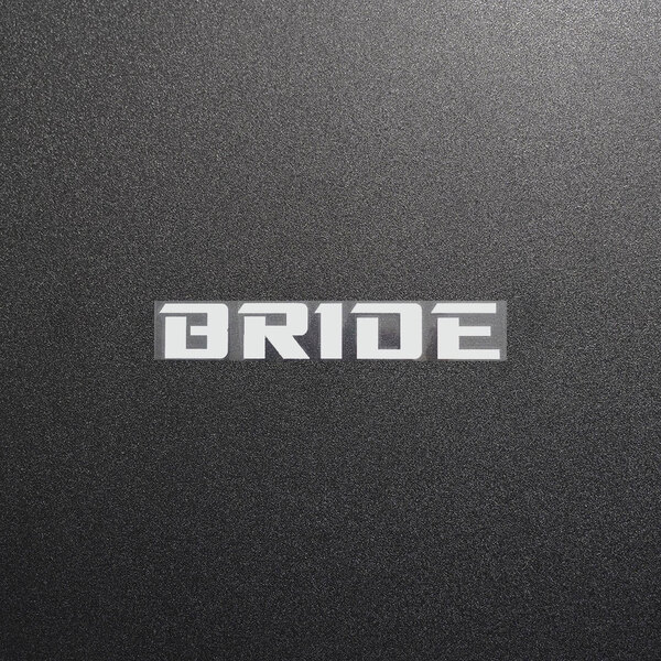 新品・未使用☆BRIDE ブリッド カッティングステッカー シルバー 1枚 縦18mm×横110mm |デカール|切り文字|切文字|新品|送料無料|匿名配送