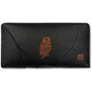 野村修平 フクロウシリーズ レザー ラウンドジップウォレット/ふくろう 長財布