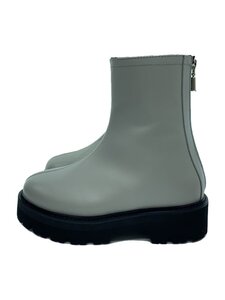 Caminando◆BACK ZIP BOOTS/バックジップ/ブーツ/US6/GRY/23104W