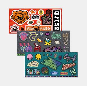 新品 未開封 任天堂 スプラトゥーン2 イカすテッカー 3種セット 14×30cm プラチナ ポイント交換 グッズ ステッカー シール 最安送料180円