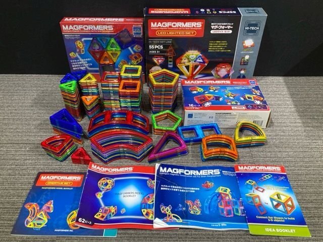 マグフォーマー　MAGFOMERS 約121ピース　正規　刻印あり　まとめ　大量 マグ・フォーマー正方形（12ピース）: ボーネルンド オンライン