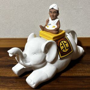 レア 北野武 北野印度会社 陶器製 ポット 水差し 象 天才 たけしの元気が出るテレビ ディスプレイ オブジェ 置物 ビートたけし 送料無料