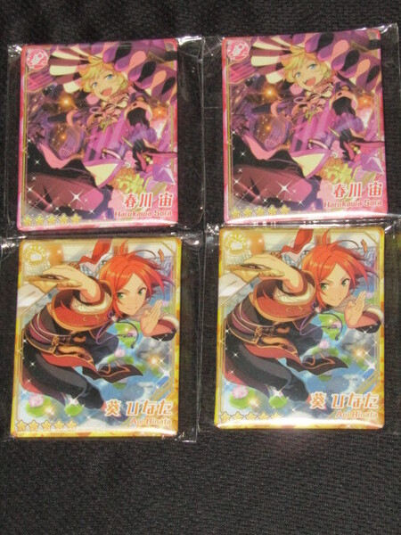 送料無料 2種4個 あんさんぶるスターズ!/あんスタ 缶バッジ actor’s choice collection/アクターズチョイス 葵ひなた/春川宙