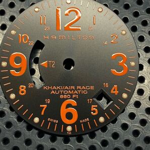 【パーツ・純正部品】HAMILTON ハミルトン カーキ GMT エアレース 自動巻き 文字盤 腕時計 修理 部品