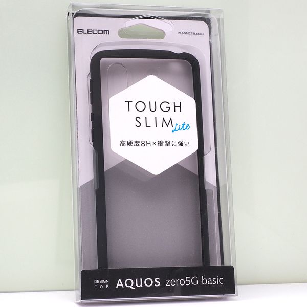 シャープ AQUOS zero5G basic (DX) (au SHG02 , Softbank)用 耐衝撃 ハイブリッドケース クリア 透明 未使用品