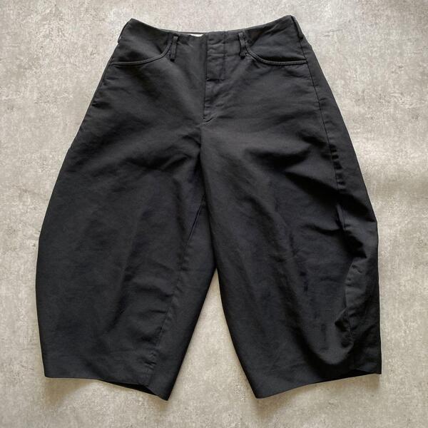 17AW BOY HOOD期 COMME des GARCONS HOMME PLUS コム デ ギャルソン オム プリュス 寅壱 エステル パンツ XS 黒 ブラック