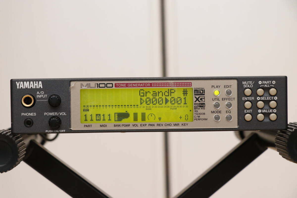 ヤマハ YAMAHA MU100 音源モジュール 電源ケーブル付き Yahoo!オークション -「yamaha mu100」の落札相場・落札価格