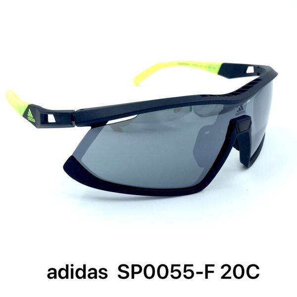 adidas アディダス サングラス SP0055-F 20C Sunglasses Gray アジアンフィット AsianFit スポーツサングラス アイウェア