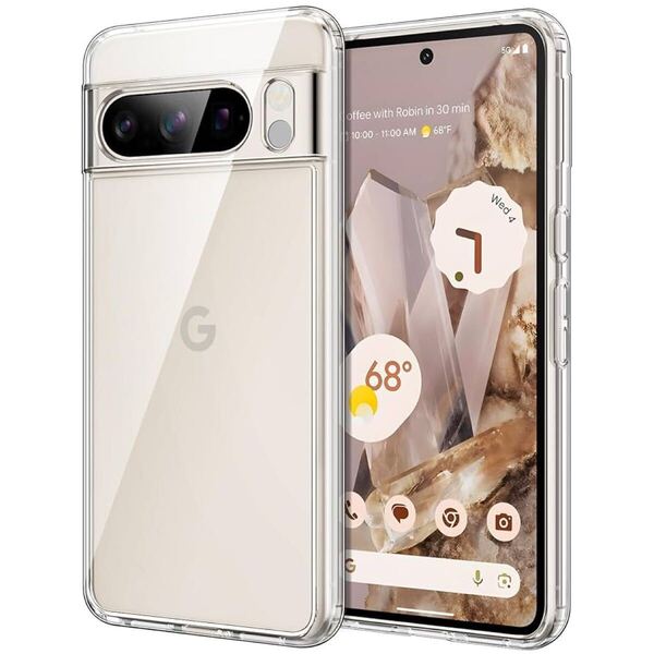 2312087☆ JETech Google Pixel 8 Pro ケース(6.7インチ 2023モデル用)黄ばみなし 保護ケース 衝撃吸収 ハードPCバック (クリア)