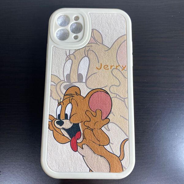 2312094☆ iPhone 11 Pro Max 可愛い トムとジェリー カップル動物耐衝撃 動物柄 TPUカバー 衝撃吸収 落下防止 スマホ ケース