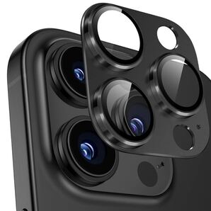 2310311☆ Boesklenn iPhone 16 pro カメラ保護 iPhone 16 pro max カメラ保護【ぴったりフィット一体感 アルミ合金 ブラック