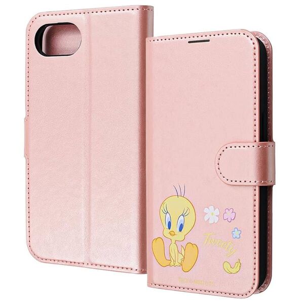 2313152☆ イングレム iPhone 16e ケース 手帳型 トゥイーティー iPhone16e アイフォン シックスティーンイー キャラクター スマホケース