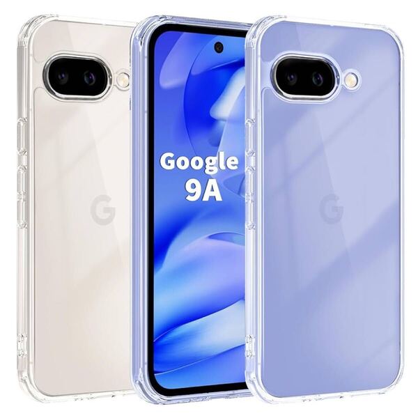 2318150☆ 【Blxnyt】Google Pixel 9a ケース クリア MIL規格取得 衝撃吸収 PC背面 + TPUバンパー 二層構造 Pixel9a ケース 黄変防止