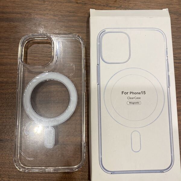 2308116☆ iPhone 15 ケース ワイヤレス充電対応 耐黄変 耐衝撃 iPhone15 ケース 傷に強い背面 傷防止 アイフォン15対応 磁気スマホケース