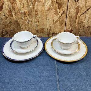送料無料【M△4681】Noritake ノリタケ ティータイムセット カップ&ソーサー ソーサー 洋食器 金彩