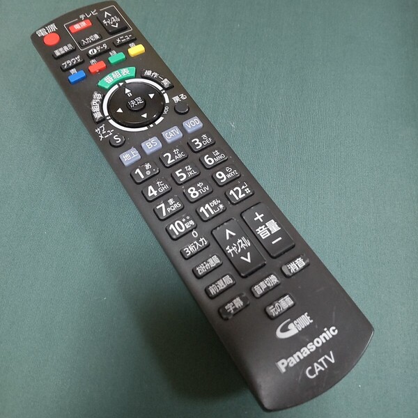 Im129 Panasonic N2QAYB000573 TV リモコン パナソニック レコーダー/ブルーレイ 除菌清掃&赤外線発光確認OK 動作品 現状品 送料無料