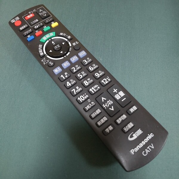 Im130 Panasonic N2QAYB000573 TV リモコン パナソニック レコーダー/ブルーレイ 除菌清掃&赤外線発光確認OK 動作品 現状品 送料無料