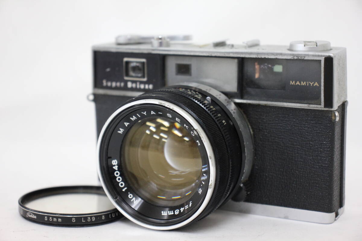 Mamiya Super Deluxe 48mmF1.7レンジファインダーカメラ Yahoo!オークション -「mamiya super deluxe」(レンジ