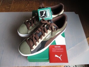 平日のみ出荷 送料無料 26.5cm スウェード カモウェーブ 天然皮革 SUEDE CAMOWAVE 本革レザー 迷彩 カモフラ スエード PUMA プーマ 送料込