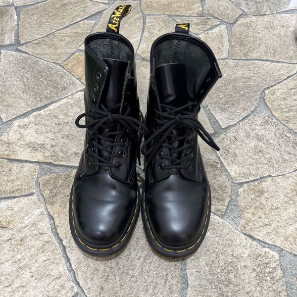 ドクターマーチン Dr.Martens ブーツ ブラック 黒 レザー レディース 1460 25cm us7 8ホール