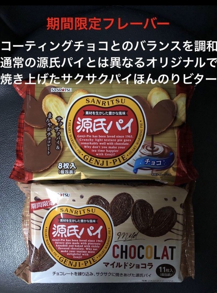 期間限定源氏パイ マイルドショコラ味&コーティングチョコ味 食べ比べ 2種セット 送料込