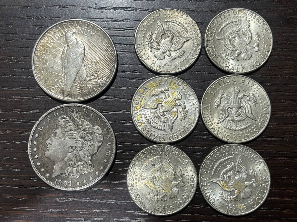 アメリカ リバティコインセット 6枚 ピースダラー 銀貨 1964年 c1101 Yahoo!オークション -「アメリカコイン1964」の落札相場・落札価格