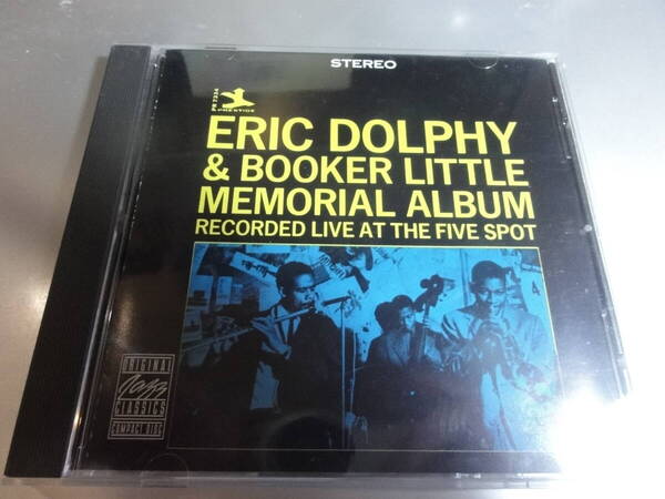 ERIC DOLPHY & BOOKER LITTLE エリック・ドルフィー ブッカー・リトル MEMORIAL ALBUM