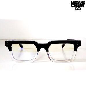 Quadra Edge クワドラエッジ ハーフブラック スクエアメガネ 01