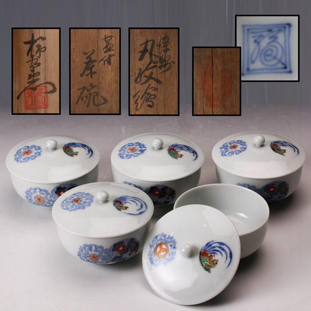 大正~昭和初期 柿右衛門 染錦柳小鳥絵丸胴型花器 共箱 渦福 小畑秀吉 Yahoo!オークション -「小畑」(日本の陶磁) (陶芸)の落札相場