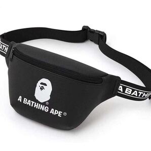 BAPE◆A BATHING APE/迷彩カモ◆ア ベイシング エイプ◆レザー調 ウエストバッグ◆ボディバッグ/付録ノベルティ
