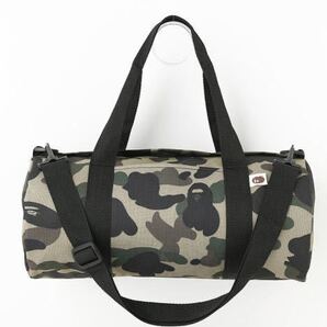 BAPE◆A BATHING APE/迷彩カモ◆ア ベイシング エイプ◆ドラムバッグ◆付録ノベルティ