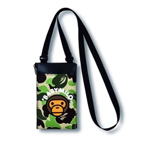 BAPE KIDS◆A BATHING APE/迷彩カモ◆ア ベイシング エイプ◆スマホポシェット◆CAMO◆カモ/付録ノベルティ
