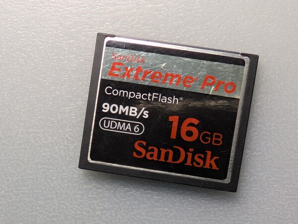 SanDisk CompactFlash Extreme Pro 16GB UDMA6 CFカード ケース付き サンディスク コンパクトフラッシュ メモリーカード 動作確認済み
