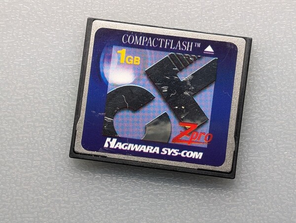 HAGIWARA SYS-COM CompactFlash 1GB CFカード ケース付き ハギワラシスコム コンパクトフラッシュ メモリーカード 動作確認済み
