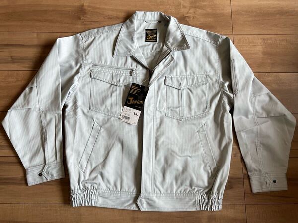 ☆ 送料無料 ☆ 新品 即決 jichodo 自重堂 Jawin 長袖ブルゾン 51200 作業服 LLサイズ シルバー ☆ 通年 多機能 作業着 ワークウェア ☆