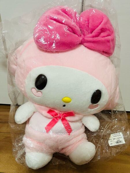 ☆ 送料無料 ☆ 新品 Sanrio サンリオキャラクターズ エンジェル マイメロディ ぬいぐるみ L 094-579 ☆ ビッグサイズ 約50cm ナカジマ