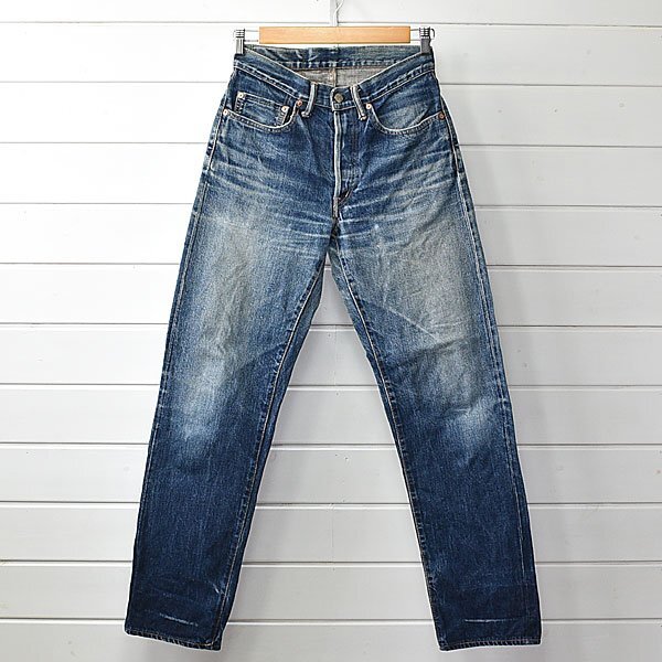BLUE BLUE インディゴ ストレートデニム　ハリラン　古着　短期出品 BLUE BLUE インディゴ ストレートデニム ハリラン 古着 短期出品