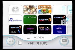 Wii本体のみ 内蔵ソフト6本入/魔界村/ロックマン2&3&9/熱血高校ドッジボール部/ツインビー