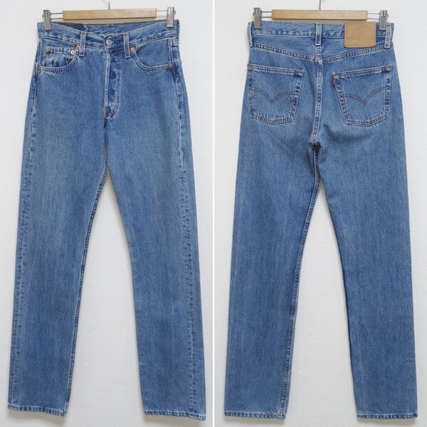 即決 90s W29 L34 リーバイス Levi's 501 デニム パンツ ジーンズ ボタン裏511M USA製