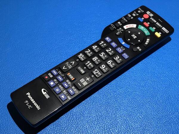 安心の保証有 スピード発送 良品 Panasonic パナソニック テレビリモコン N2QBYB000042 除菌 清掃済 送料無料 (管理No 22-153)