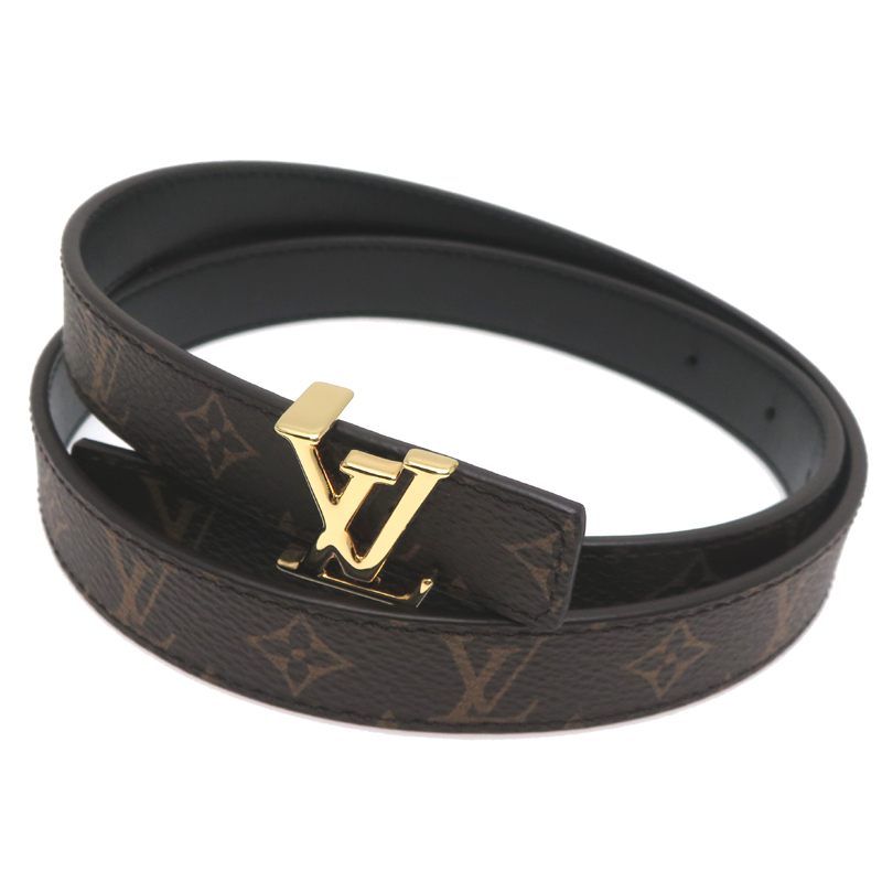 LOUIS VUITTON ルイヴィトン　ベルト　レザー　モノグラム　75 Louis Vuitton ルイヴィトン レザーベルト LV ピラミッド