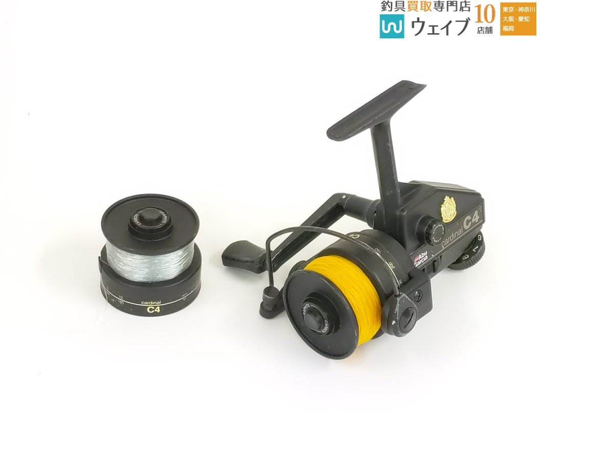 Abu Garcia Cardinal C4 替えスプール付き Yahoo!オークション -「カーディナル4 スプール」(アブガルシア