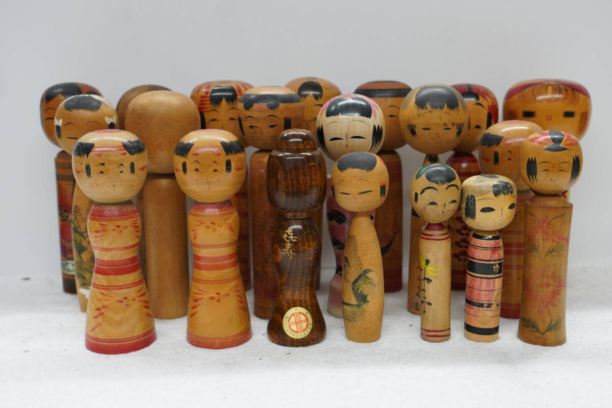 【伝統工芸　変わりこけし】（14点） ＊昭和レトロ　当時物　アンティーク 伝統工芸 変わりこけし】（10点） ＊昭和レトロ 当時物