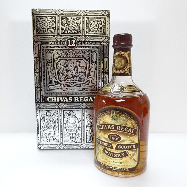 2448 送料無料【未開栓 目減り・お箱劣化あり】 CHIVAS REGAL 12年 750ml / シーバスリーガル ウイスキー特級 ブレンデッド スコッチ 43度