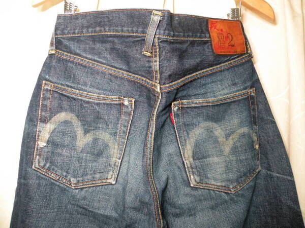 EVISU エヴィス 2501XX 30×35 No2 ジーンズ 日本製 虎耳 EVISタブ 鯛釣りパッチ