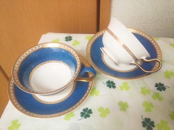 ウェッジウッド Wedgwood ユーランダー パウダー ブルー ティー カップ&ソーサー 皿 プレート ノリタケ ナルミ 洋食器